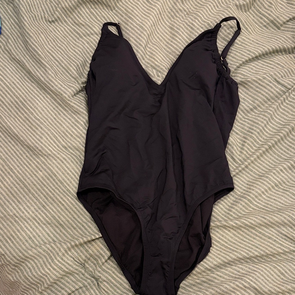 Black One-Piece Swimsuit